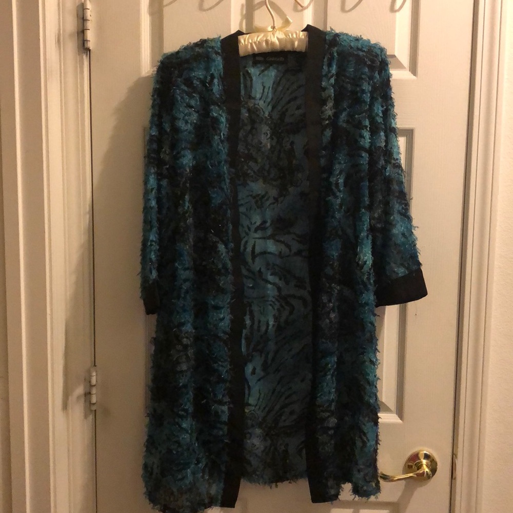 Light knee length cover up/ jacket